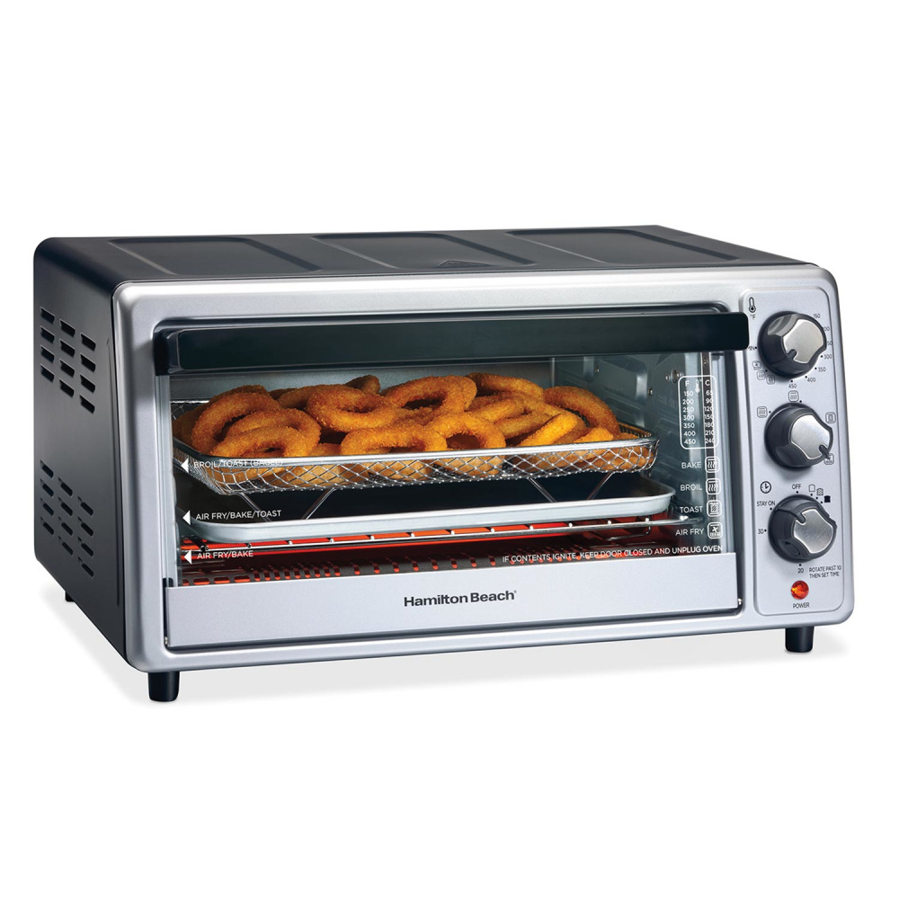 Compra Hamilton Beach Horno Eléctrico Tostador/Freidor De Aire, 1500W ...