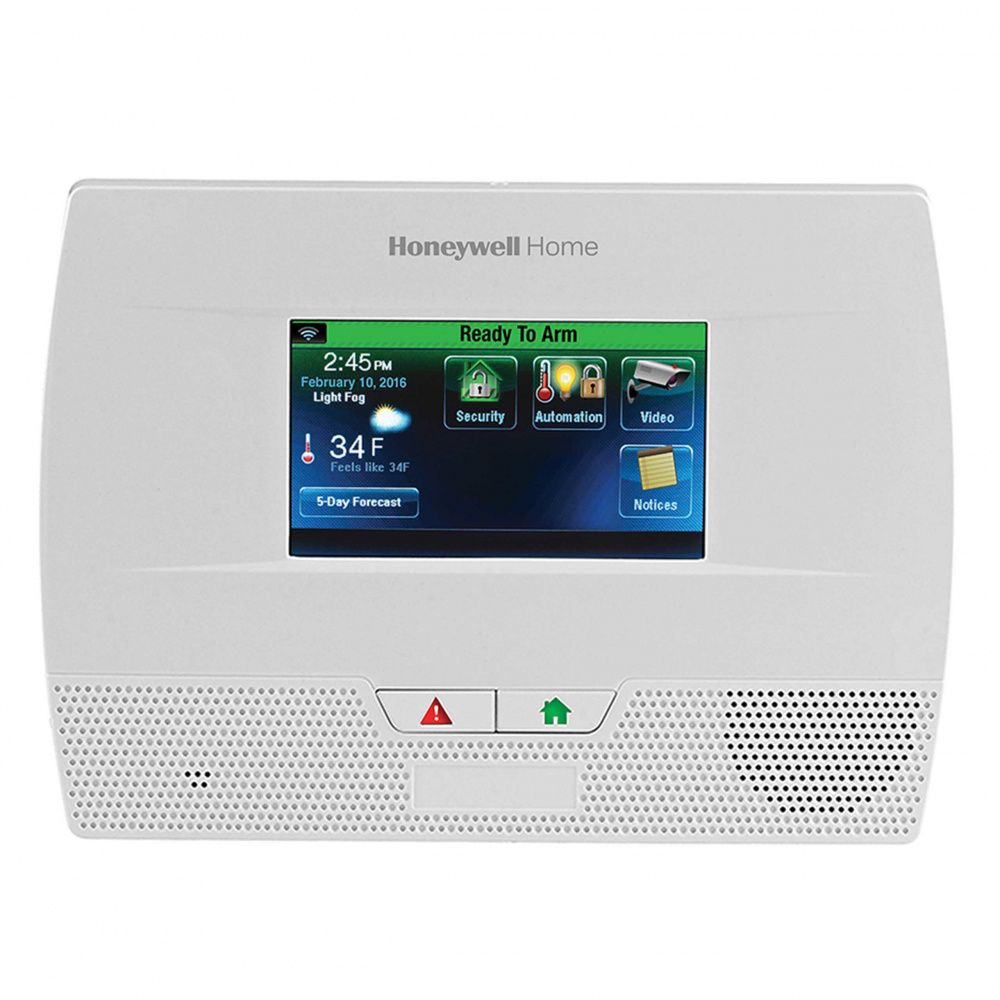 Compra Honeywell Panel De Control 4.3" De 64 Zonas, Inalámbrico, L5210 ...