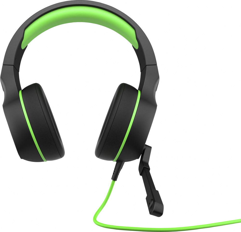 HP Audífonos Gamer Pavilion 400, Alámbrico, 3.5mm, Verde/Negro