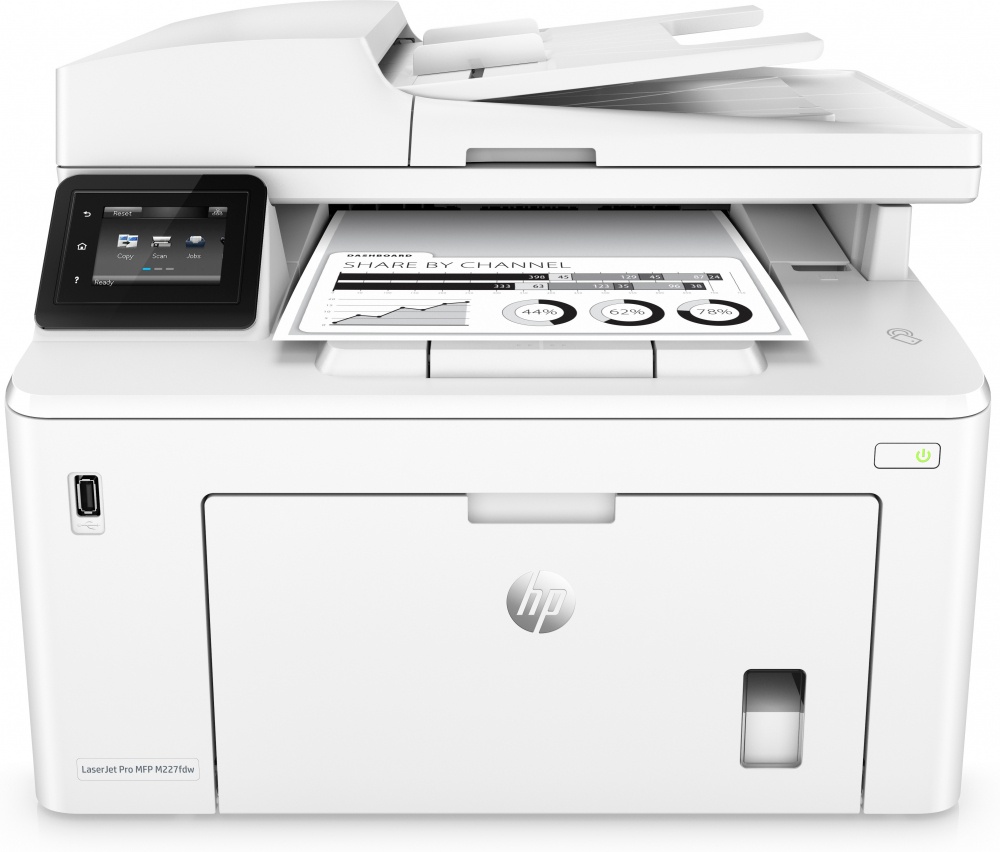 Ultifuncional Hp Laserjet Pro M227fdw Blanco Y Negro G3q75a Bgj Cyberpuerta Mx