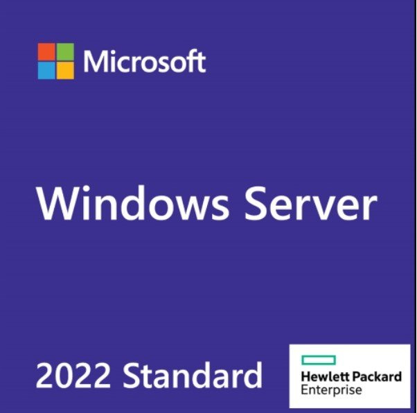 HPE Microsoft Windows Server 2022 Standard ROK, 16-Core, 64-bit, 1 Licencia