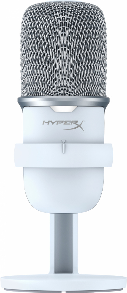 HyperX Micrófono SoloCast, Alámbrico, USB, Blanco, para PS4/PC/MAC