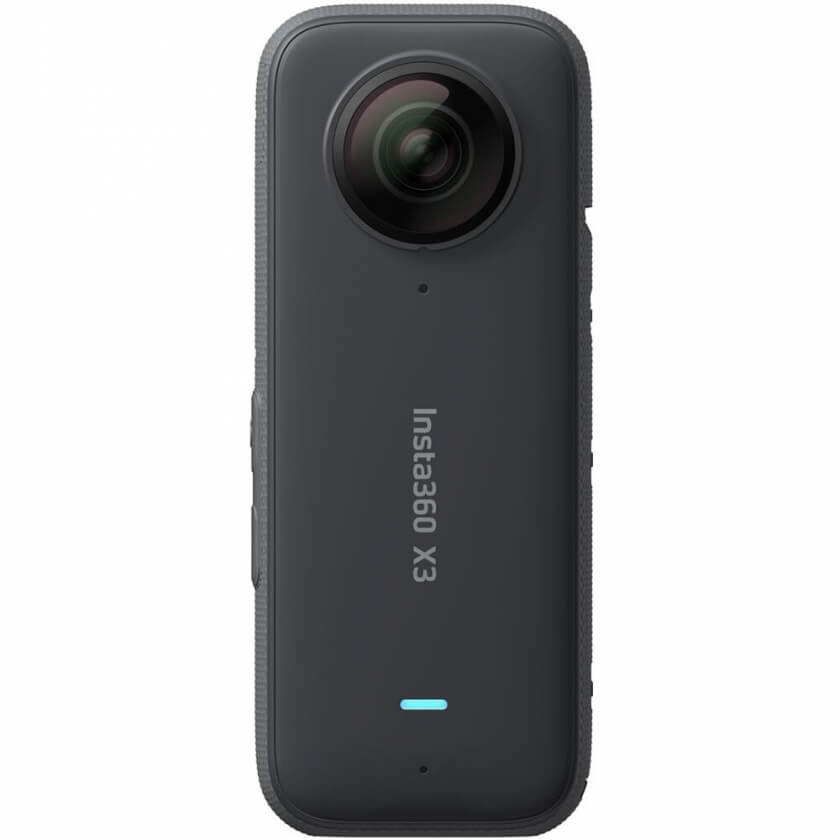 Cámara Deportiva Insta360 X3, 5K Ultra HD, microSD, Negro