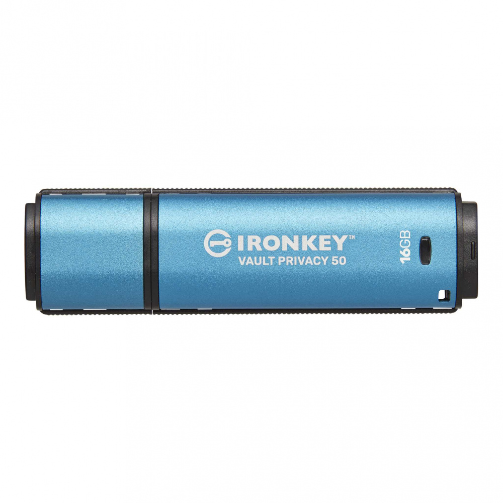 Memoria USB IronKey Vault Privacy 50 16GB USB A 3 2 Azul IKVP50 16GB   CP IRONKEY IKVP5016GB B1d76b 