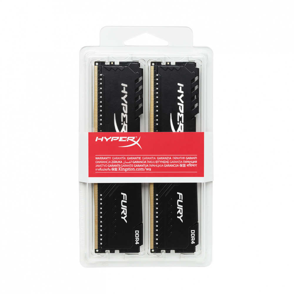 Kit Memoria RAM Kingston HyperX FURY DDR4, 3200MHz, 32GB (2 x 16GB), Non-ECC, CL16, XMP