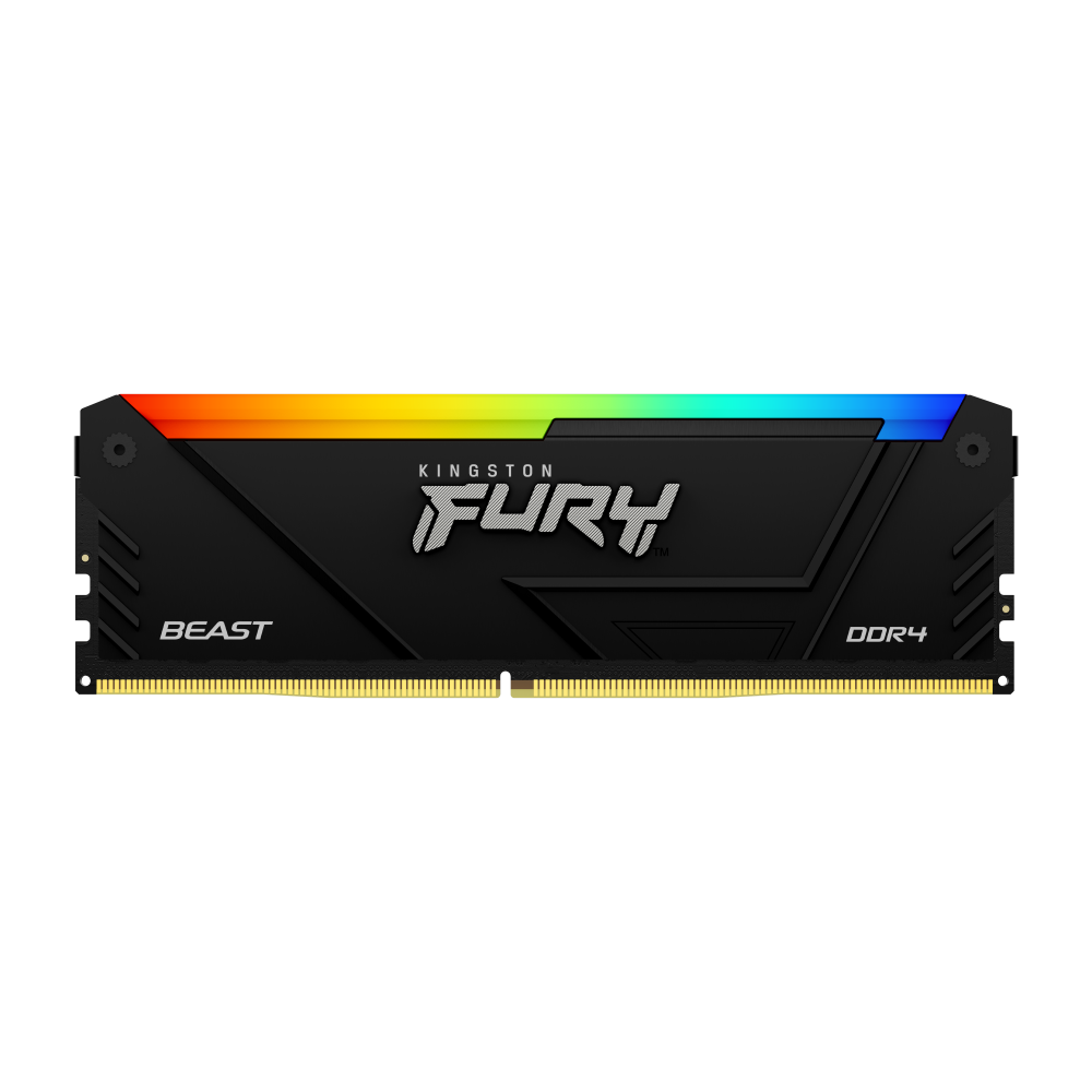 Memoria RAM Kingston FURY Beast RGB DDR4, 2666MHz, 16GB, Non-ECC, CL16