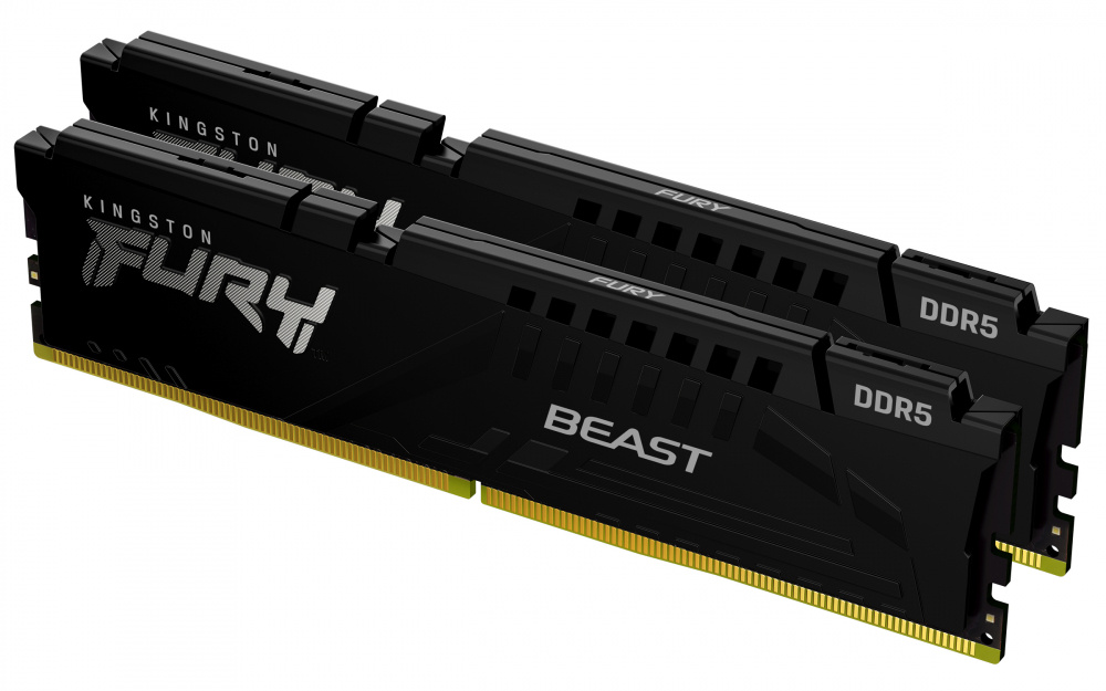 Kit Memoria RAM Kingston FURY Beast DDR5 DDR5, 6000MHz, 16GB - 2 x 8GB, CL36, XMP/EXPO 