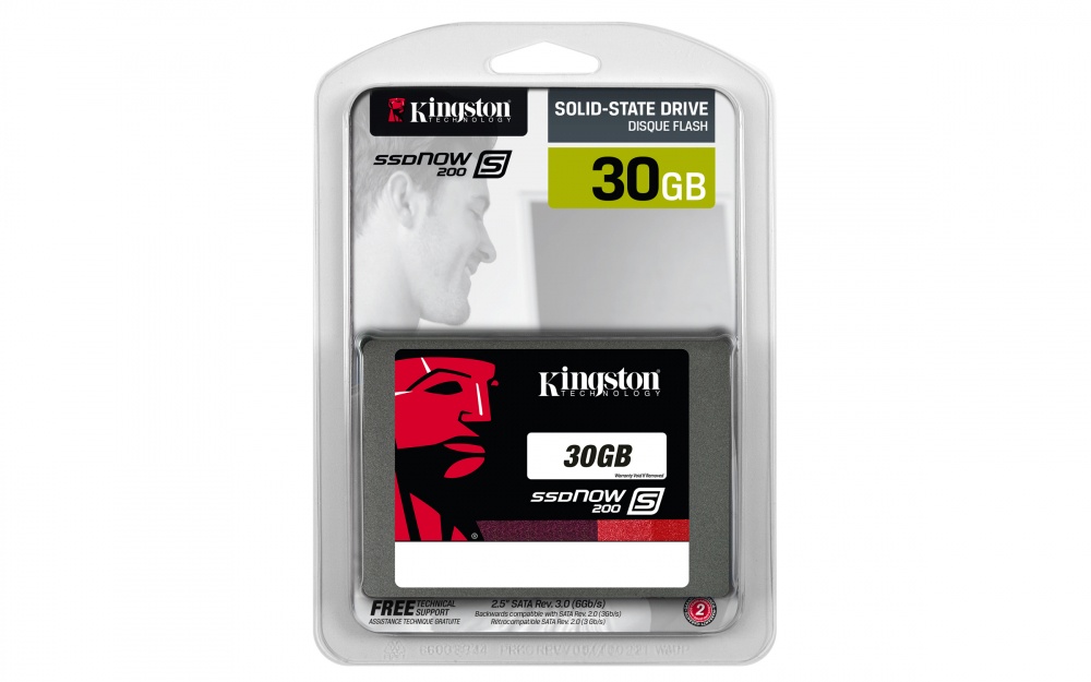 Kingston 30GB SSDNow S200 SATA III 2.5''