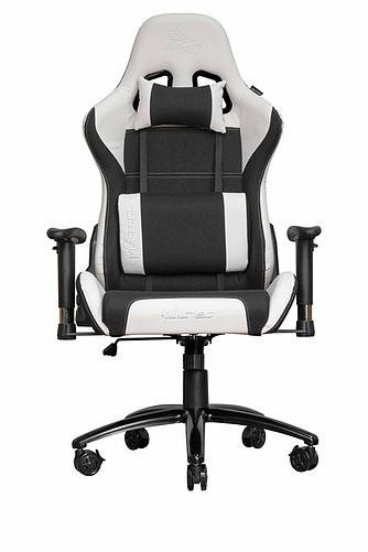 Kultec Silla Gamer X2, hasta 120Kg, Negro/Blanco