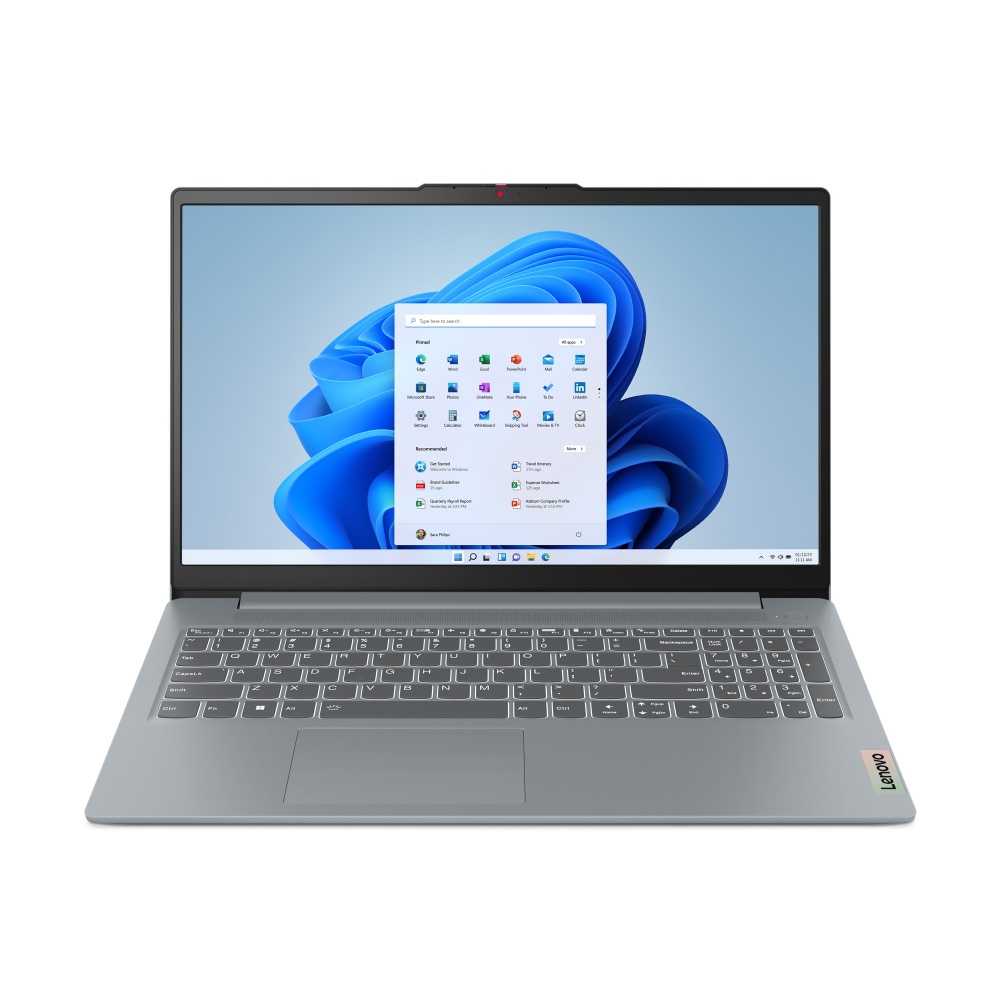 Laptop Lenovo IdeaPad Slim 3 7730U RAM 15.6" Full HD, AMD RYZEN 7 2GHz, 16GB, 512GB SSD, Windows 11 Pro 64-bit, Inglés, Gris