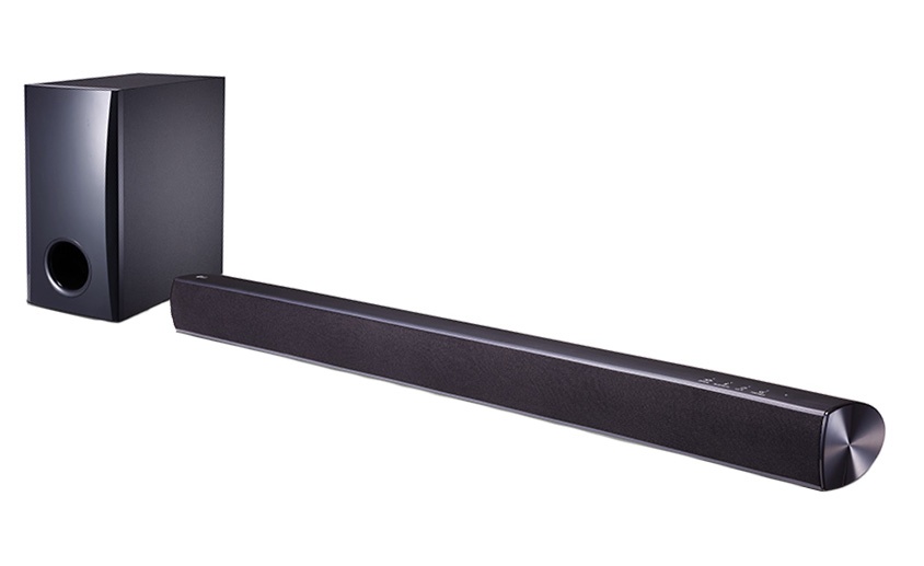 LG Barra de Sonido con Subwoofer SH2, Bluetooth, 2.1, 100W RMS, Negro