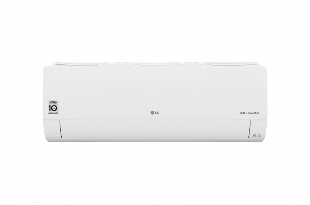 LG Aire Acondicionado DUALCOOL Inverter, Wi-Fi, 12000 BTU/h, Blanco ― Producto usado, reparado - Pequeños golpes en la unidad exterior.