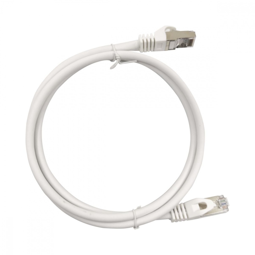 LinkedPRO Cable Patch Cat6a FTP Blindado RJ-45 Macho - RJ-45 Macho, 50cm, Blanco