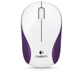 Mini Mouse Logitech Óptico M187, Inalámbrico, USB, 1000DPI, Blanco