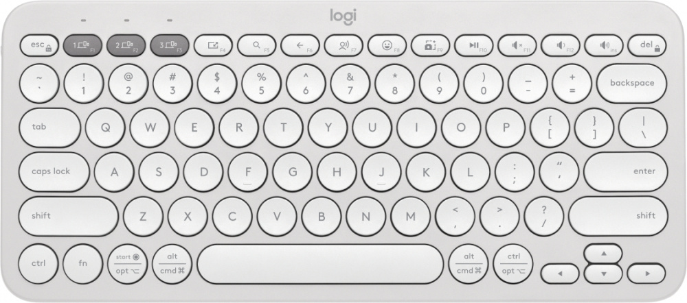 Teclado Logitech K380, Inalámbrico, Bluetooth, Blanco (Español)