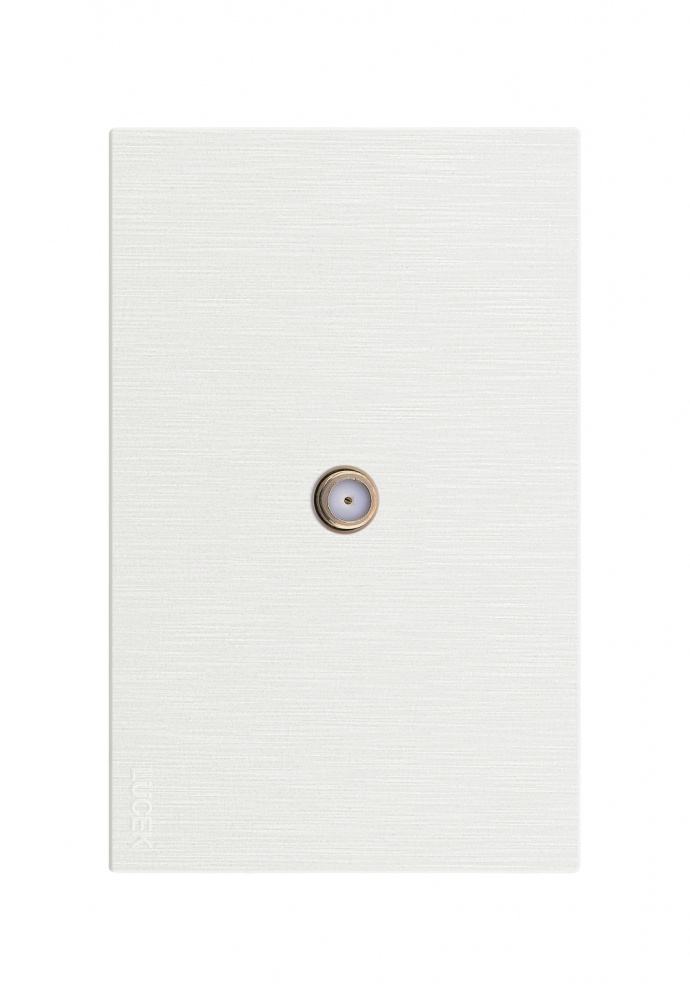 Compra Lucek Placa De Pared BF18-B, 1 Puerto Coaxial, Blanco, BF18-B ...