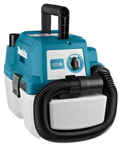 Makita Aspiradora DVC750LZX3, 7.5 Litros, Azul/Blanco