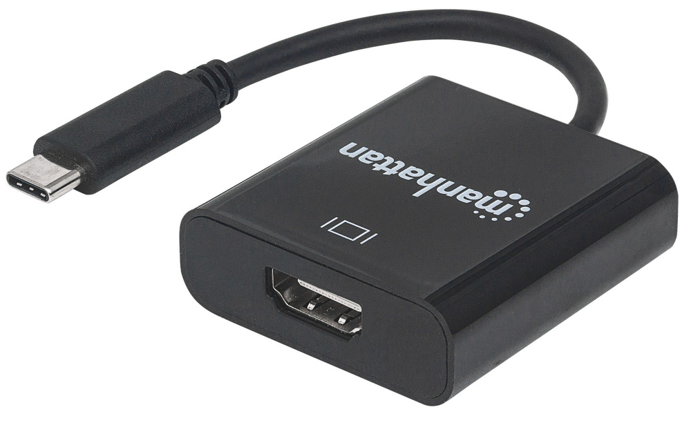 Manhattan Adaptador USB-C 3.1 Macho - HDMI Hembra, Negro