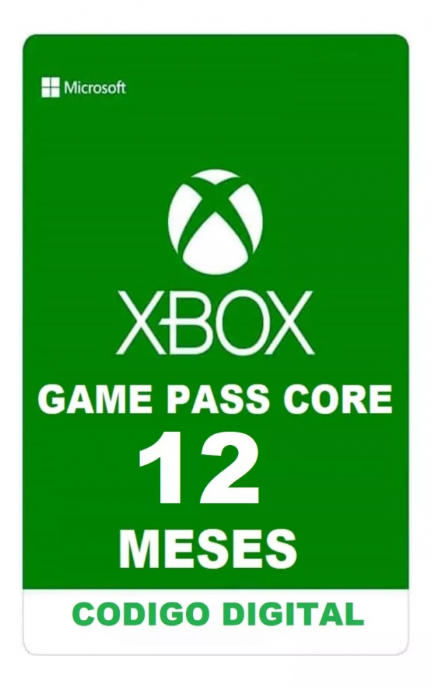 Xbox Game Pass Core, 1 Año ― Producto Digital Descargable