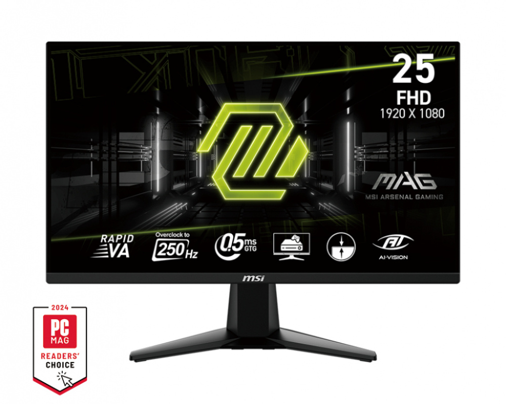 Monitor Gamer MSI MAG 255XFV LED 24.5", Full HD, 250Hz, HDMI/DisplayPort, Negro 