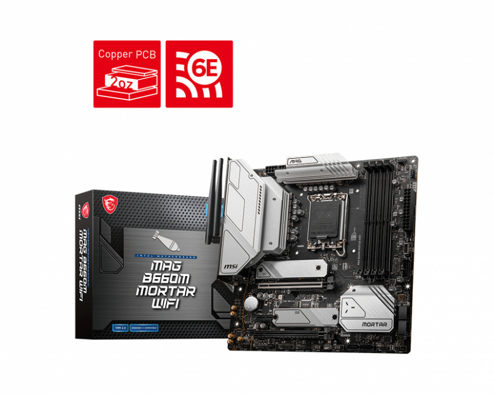 Compra Tarjeta Madre Msi Micro Atx S Mag B M Mortar Wifi