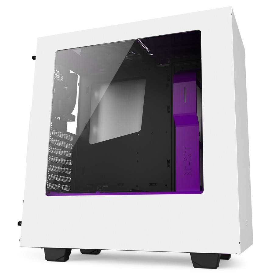 Gabinete NZXT S340 con Ventana, Midi-Tower, ATX/Micro-ATX/Mini-ITX, USB 3.0, sin Fuente, Blanco