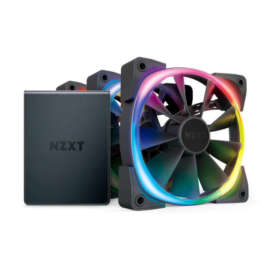 Compra Nzxt Ventilador Aer Rgb 2 Starter Kit 120mm 1500rpm Hf 2812c T1 Cyberpuerta Mx