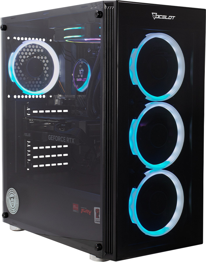 Computadora Gamer Ocelot Gaming AMD RYZEN HUNTER SERIES, AMD Ryzen 5 5600X 3.70GHz, 16GB, 1TB SSD, NVIDIA RTX 4060, Windows Prueba