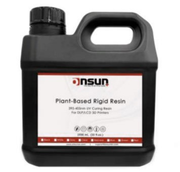 Onsun 3D Resina para Impresora 3D ON-PBRS30143BG, Vegetal, 1 Litro, Gris Azulado