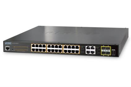 Compra Switch Planet Gigabit Ethernet 24x PoE+, 4x SFP, GS-4210-24PL4C ...