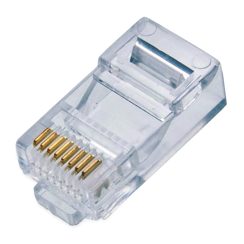 Qian Conector RJ-45 FTP, Transparente, 100 Piezas