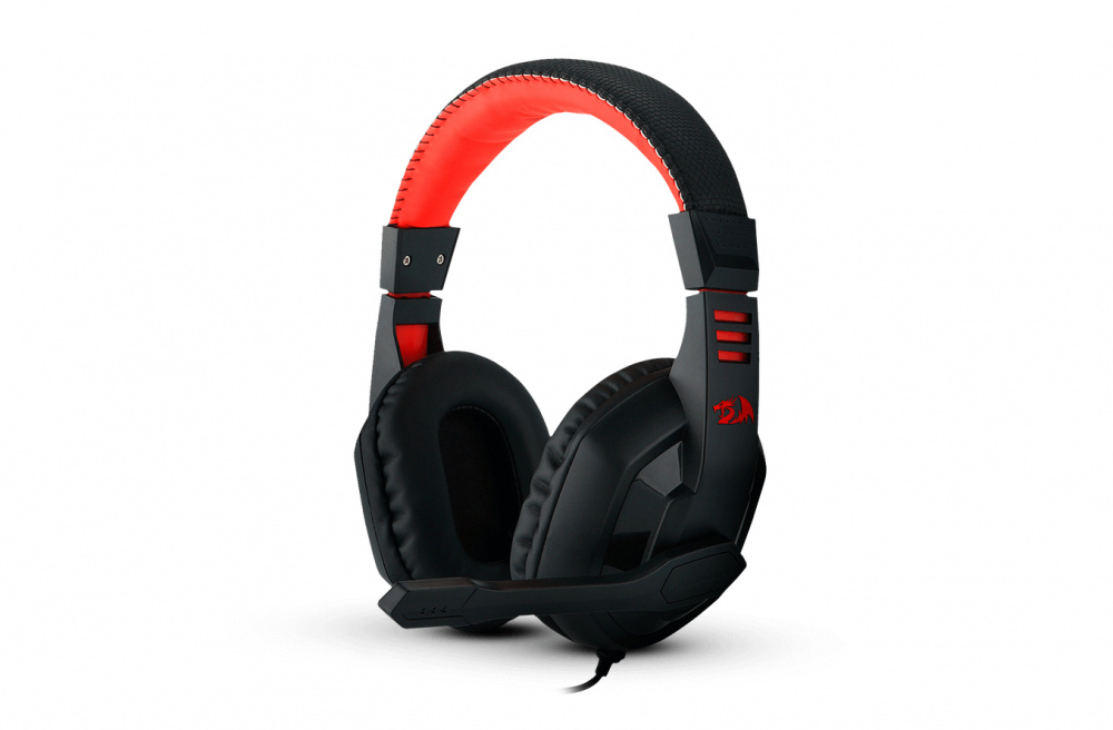 Redragon Audífonos Gamer H120 Ares, Alámbrico, 2 Metros, USB, Negro/Rojo