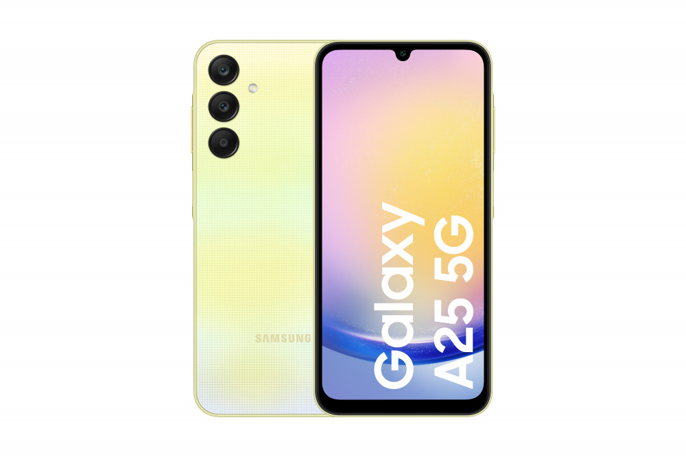 Samsung Galaxy A25 5G 6.5" Dual SIM, 128GB, 6GB RAM, Amarillo