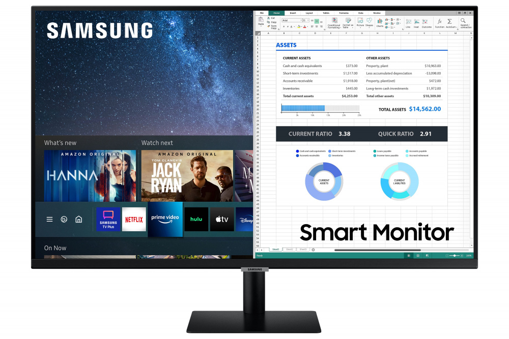 Smart Monitor Samsung M5 LED 27", Full HD, HDMI, Bocinas Integradas, Negro