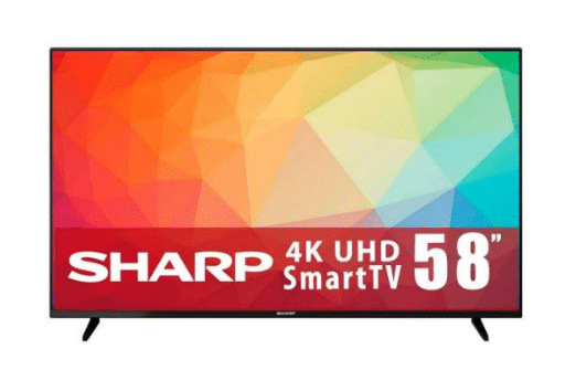 Sharp Smart TV LED 4TC58EL8UR 58", 4K Ultra HD, Negro
