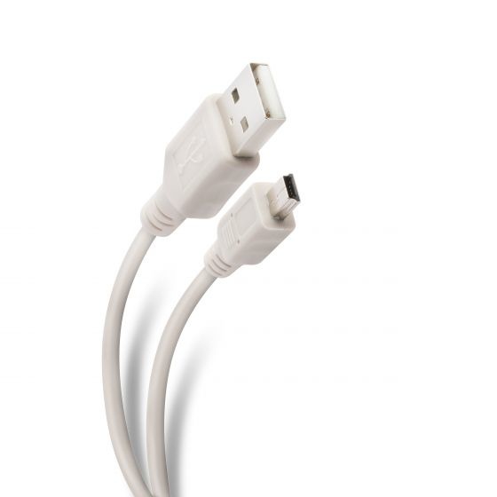 Compra Steren Cable USB A Macho Mini USB A 1 8m Blanco Cyberpuerta Mx