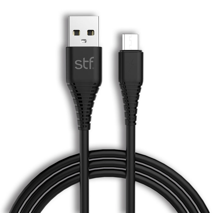 Compra Stf Cable Usb A Macho Micro Usb Macho Metros Negro St A Cyberpuerta Mx