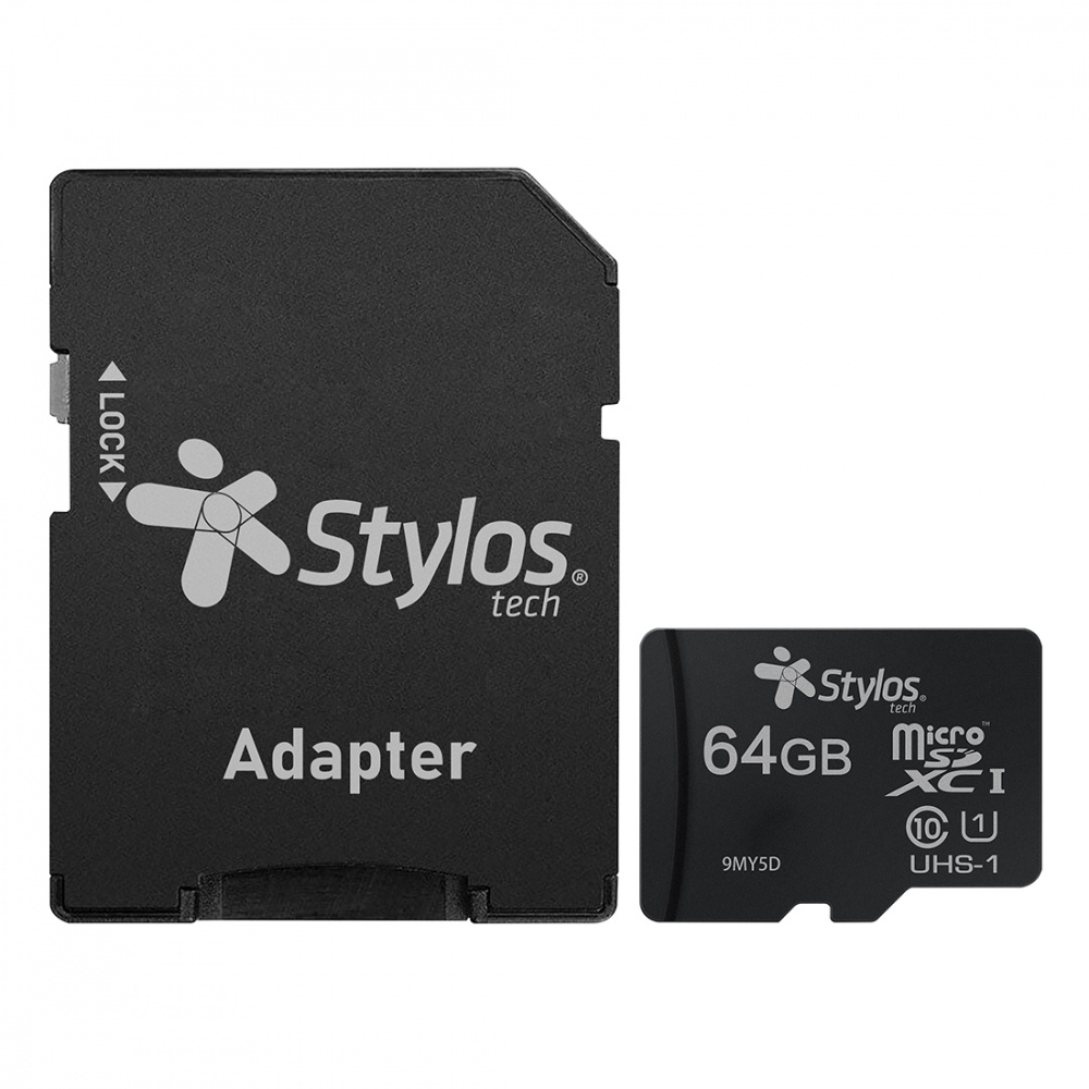 Memoria Flash Stylos STMSDA3B, 64GB MicroSD