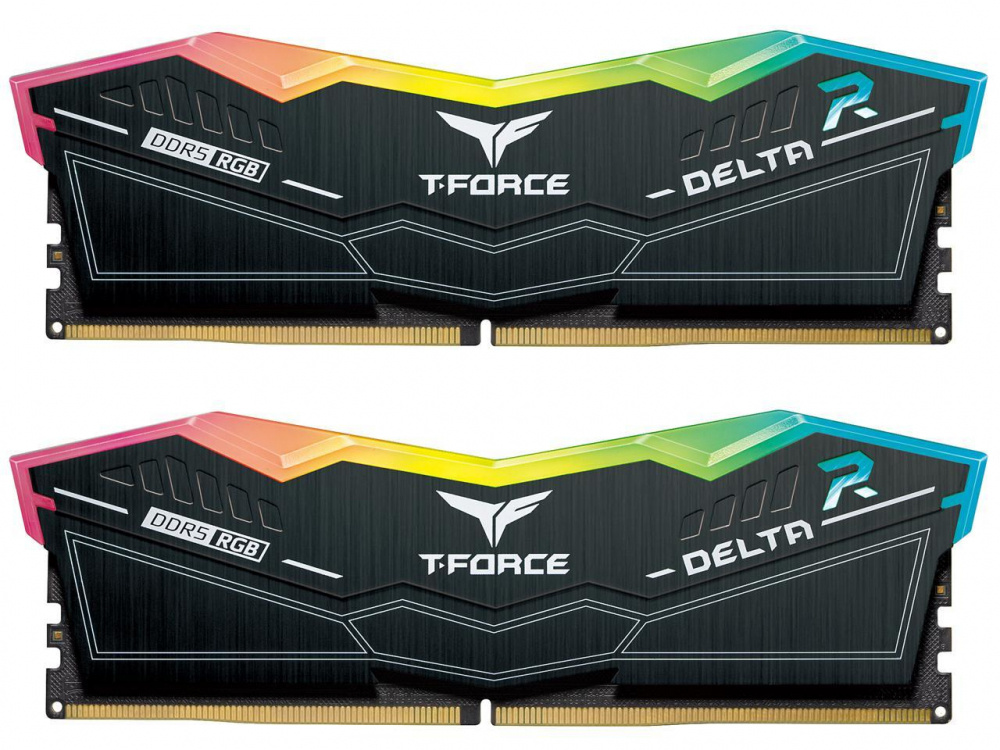 Memoria RAM Team Group T-Force Delta RGB DDR5, 7200MHz, 32GB (2 x 16GB), Non-ECC, CL34