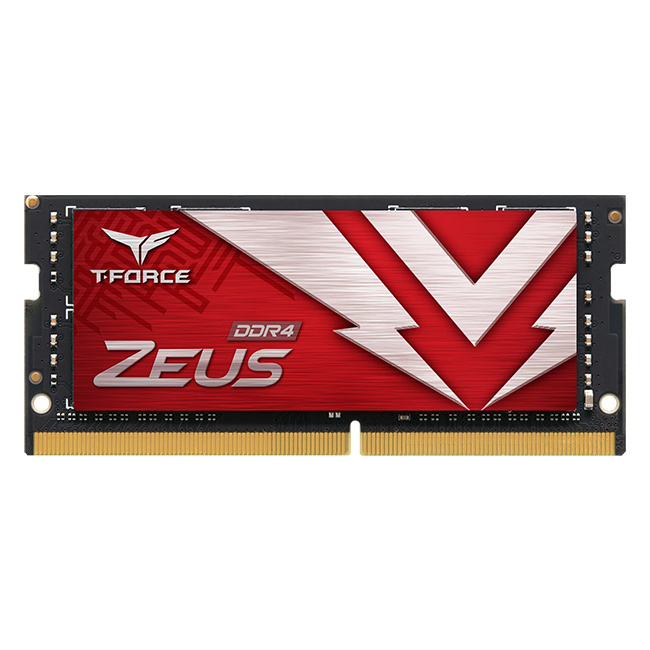 Memoria RAM Team Group T-Force ZEUS DDR4, 3200MHz, 16GB, CL22, SO-DIMM, Rojo