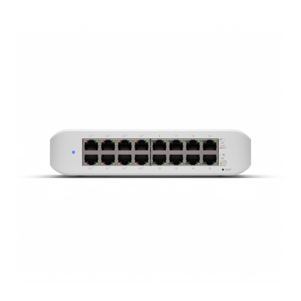 Switch Ubiquiti Networks Gigabit Ethernet UniFi Lite 16, 16 Puertos 10/100/1000 (8x PoE), 16Gbit/s - Administrable