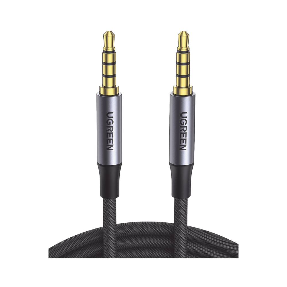 Ugreen Cable Auxiliar 3.5mm Macho - 3.5mm Macho, 2 Metros, Negro