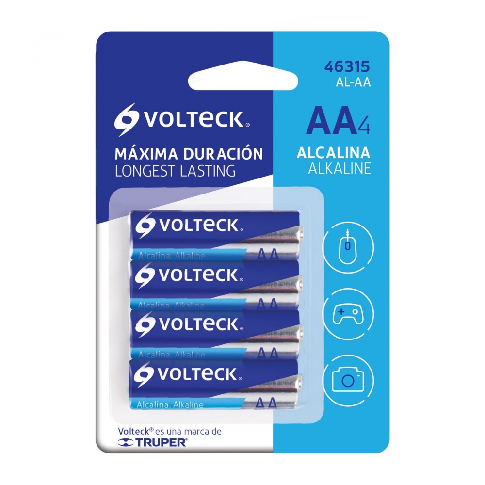 Compra Volteck Pila Alcalina Aa V Piezas Cyberpuerta Mx