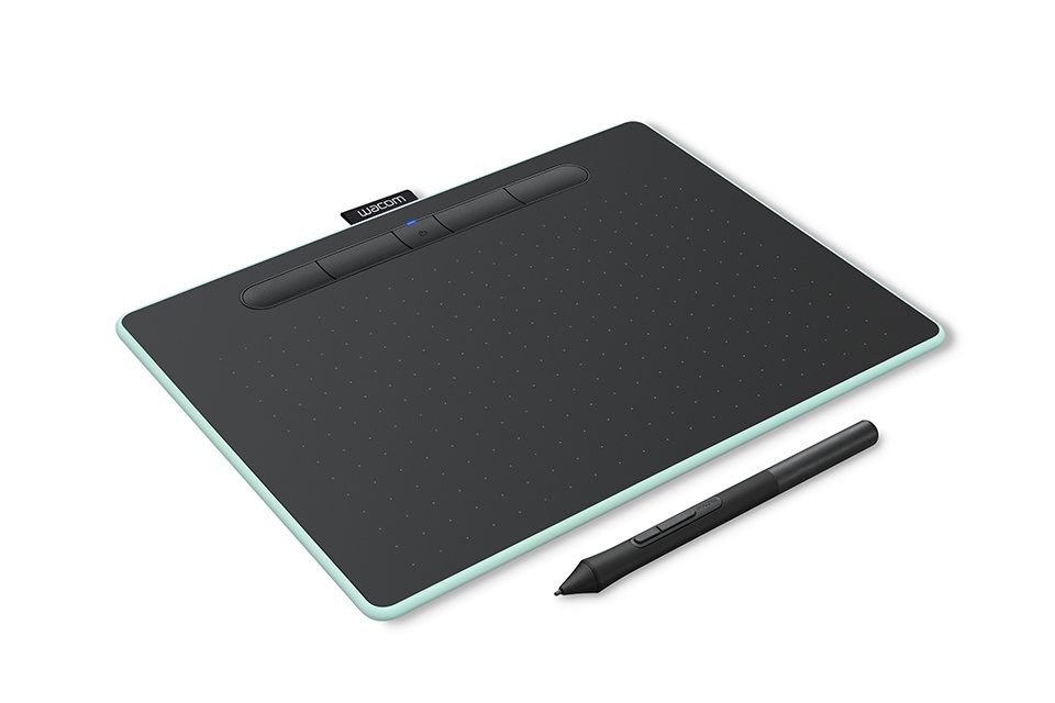 Tableta Gráfica Wacom Intuos M 216 x 135mm, Alámbrico/Inalámbrico, USB/Bluetooth, Negro/Aqua