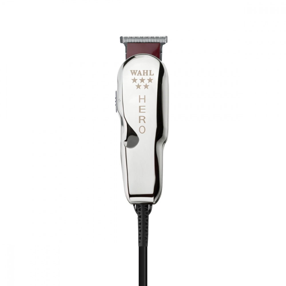 Wahl Recortadora Hero Corded, 3 Peines, Cromo