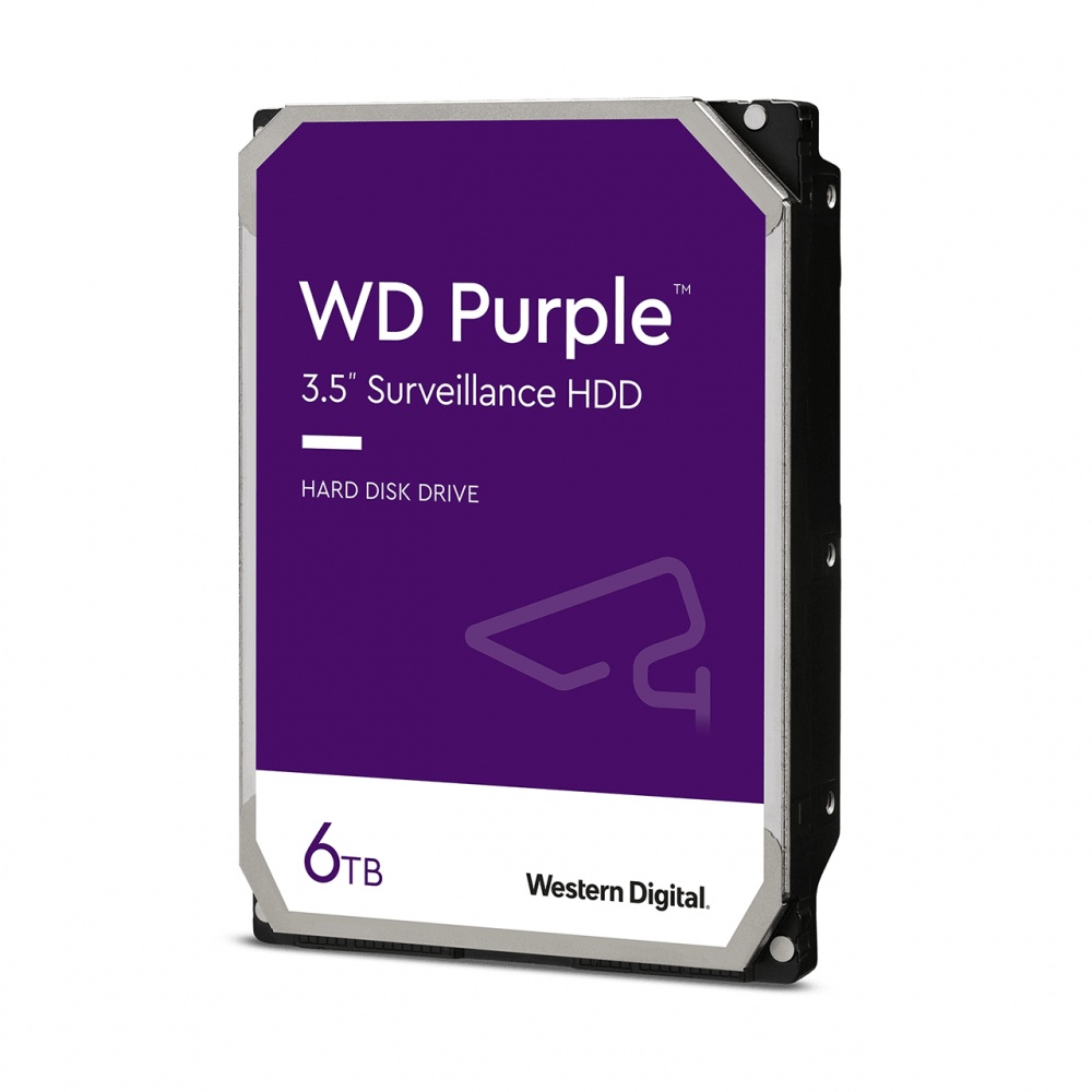 Disco Duro Interno Western Digital WD Purple 3.5", 6TB, SATA III, 6Gbit/s, 5640RPM, 256MB Caché