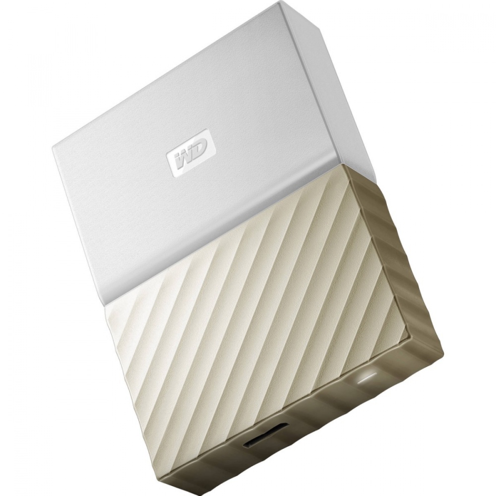 Disco Duro Externo Western Digital WD My Passport Ultra 2.5", 4TB, USB 3.0, Oro/Blanco