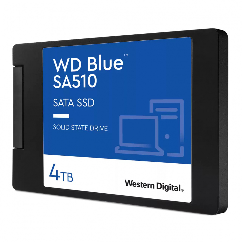 SSD Western Digital WD Blue SA510, 4TB, SATA III, 2.5", 7mm