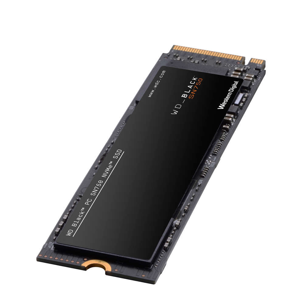 SSD Western Digital WD Black SN750 NVMe, 500GB, PCI Express 3.0, M.2 - sin Disipador de Calor ― Empaque dañado, producto nuevo.