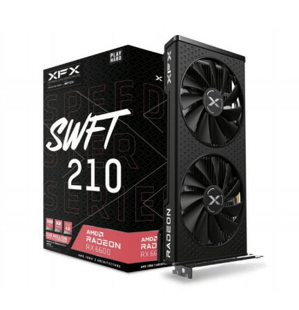 Tarjeta de Video XFX AMD Radeon RX 6600 Speedster SWFT 210, 8GB 128 bit GDDR6, PCI Express x16